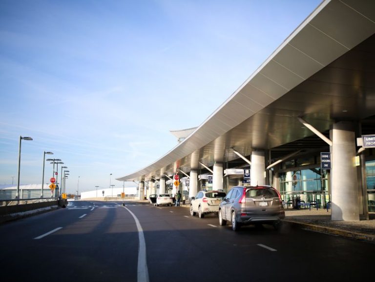 Cars Outside Buffalo Airport