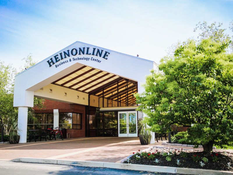 Front of HeinOnline Building & Technology Center building, luxury office space for rent.