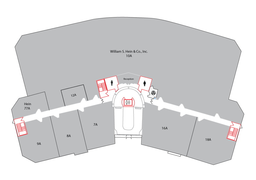 Blueprint of 2350 North Forest Road office suites